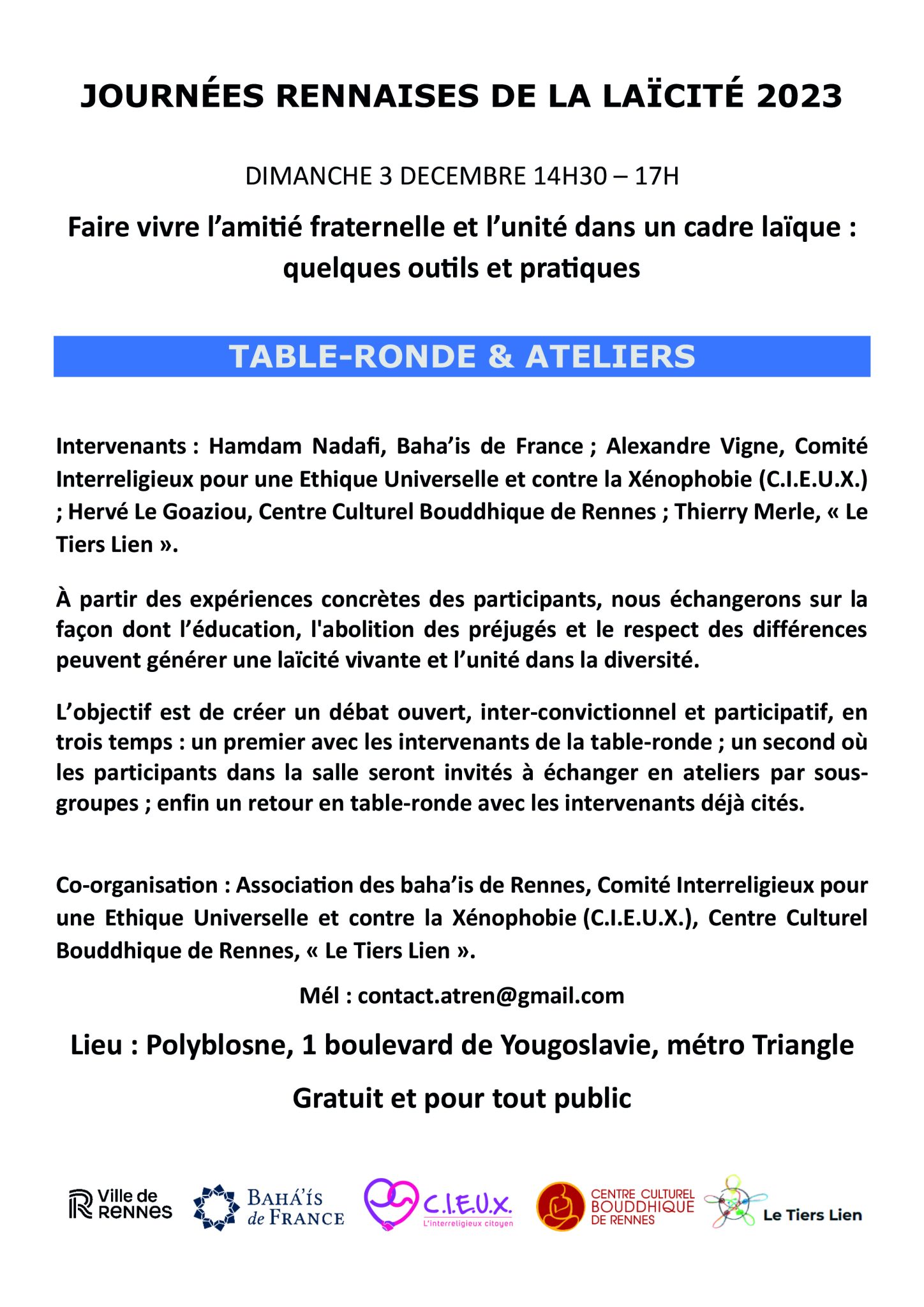 flyer laicite 2023