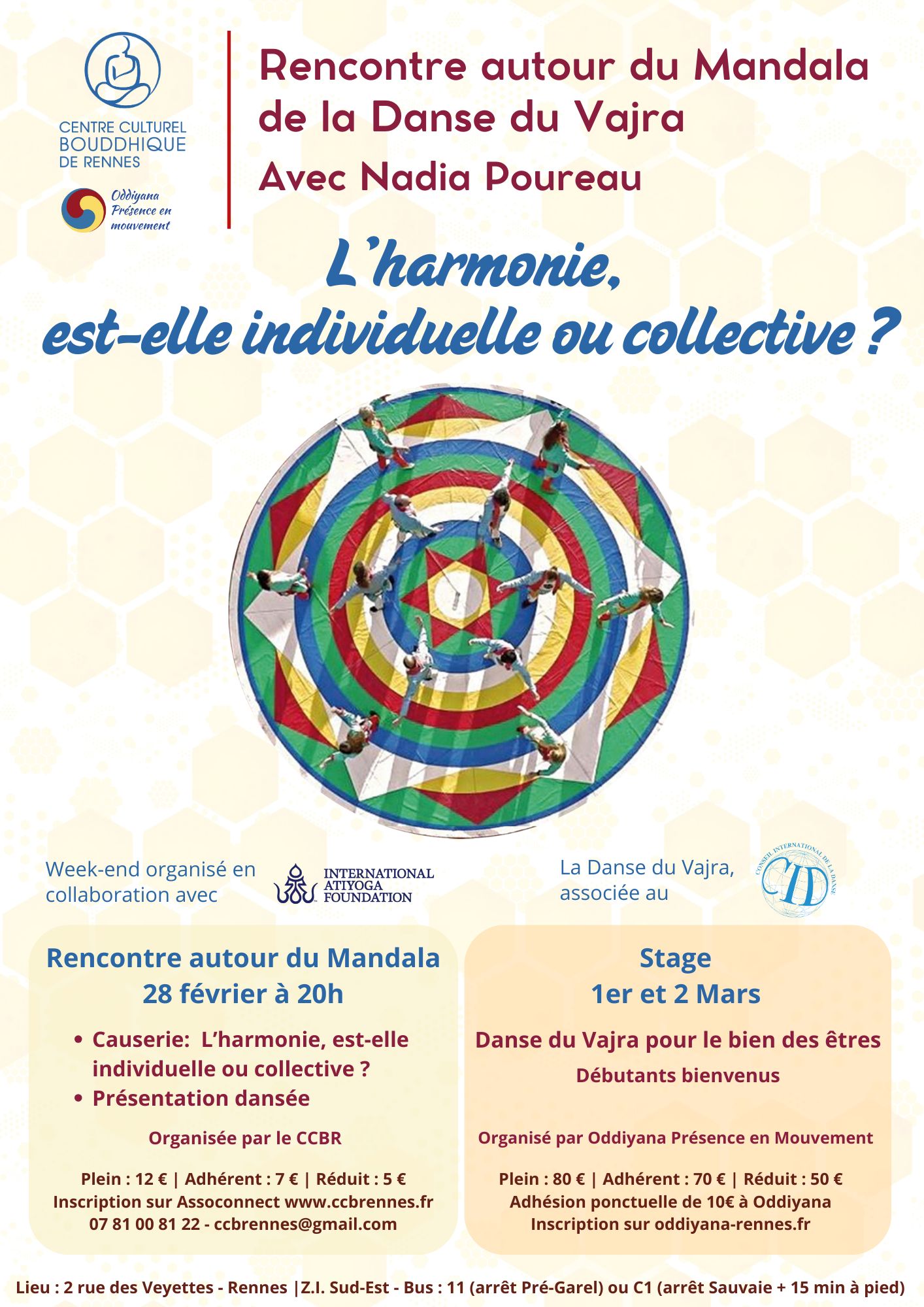 affiche danse du vajra